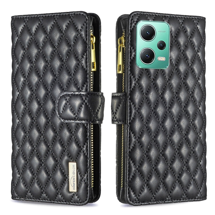 Diamond Lattice Zipper Wallet Leather Flip Phone Case, For vivo Y02 4G, For Xiaomi Redmi 12C, For Xiaomi Redmi K60 / K60 Pro, For Xiaomi Redmi Note 12 Pro+ Global, For Xiaomi Redmi Note 12 Pro 5G Global, For Xiaomi Redmi Note 12 Global