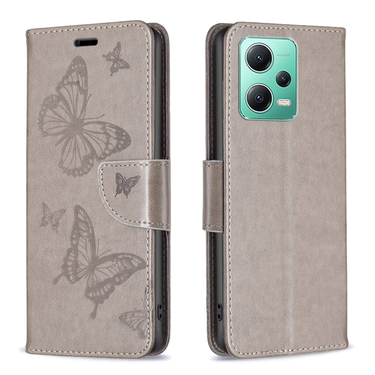 Embossing Two Butterflies Pattern Leather Phone Case, For vivo Y02 4G, For Xiaomi Redmi 12C, For Xiaomi Redmi K60 / K60 Pro, For Xiaomi Redmi Note 12 Pro+ Global, For Xiaomi Redmi Note 12 Pro 5G Global, For Xiaomi Redmi Note 12 Global