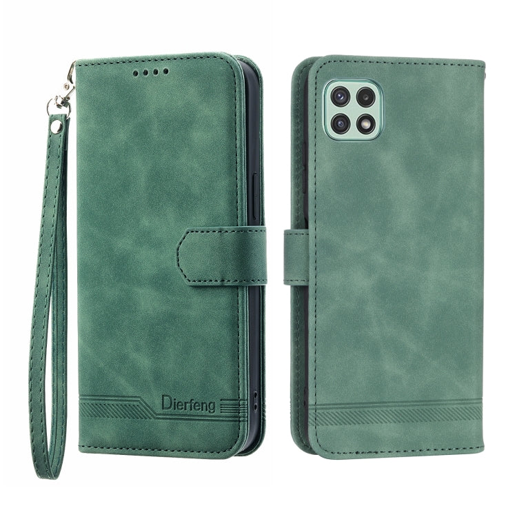 Dierfeng Dream Line TPU + PU Leather Phone Case, For Samsung Galaxy A22 5G, For Samsung Galaxy A03s 164mm, For Samsung Galaxy A03s 166mm, For Samsung Galaxy A03s US Version, For Samsung Galaxy A13, For Samsung Galaxy A53, For Samsung Galaxy A73