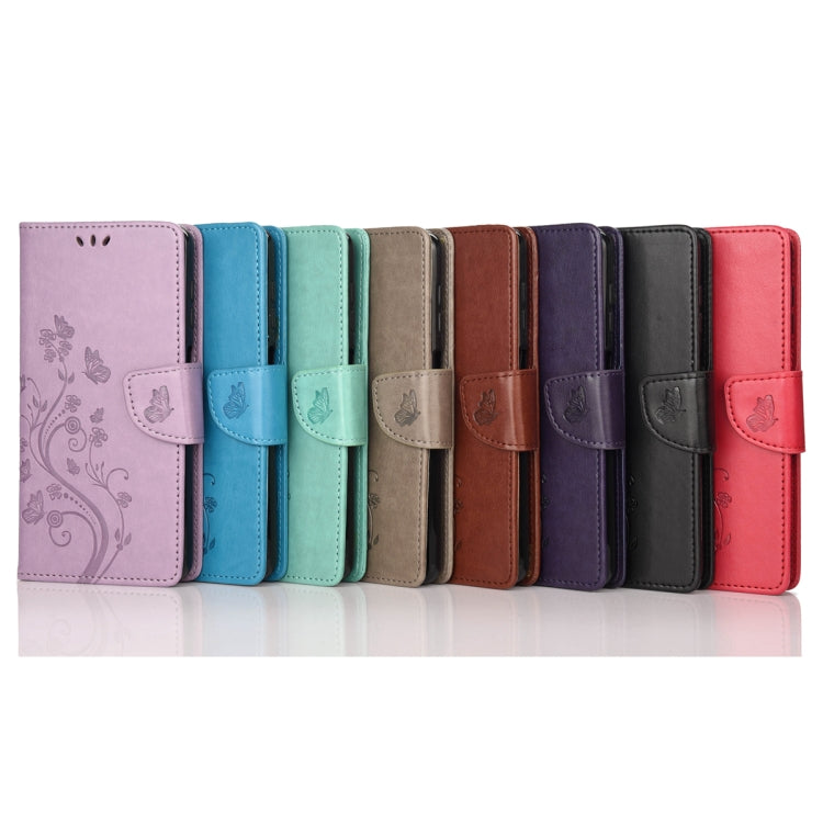 Butterfly Flower Pattern Flip Leather Phone Case, For Google Pixel 7a, For Samsung Galaxy S23 5G, For Samsung Galaxy S23+ 5G, For Samsung Galaxy S23 Ultra 5G
