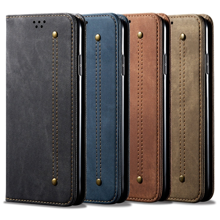 Denim Texture Flip Leather Phone Case, For OnePlus 11, For OnePlus 11R, For OnePlus Ace 2 5G, For vivo iQOO 11, For Samsung Galaxy A54 5G
