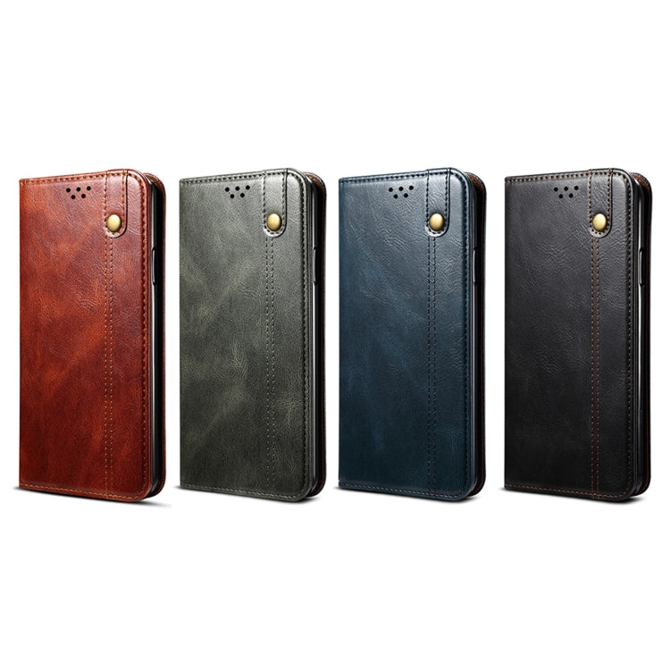 Oil Wax Crazy Horse Texture Leather Phone Case, For OnePlus 11, For OnePlus 11R, For OnePlus Ace 2 5G, For vivo iQOO 11, For Samsung Galaxy A54 5G