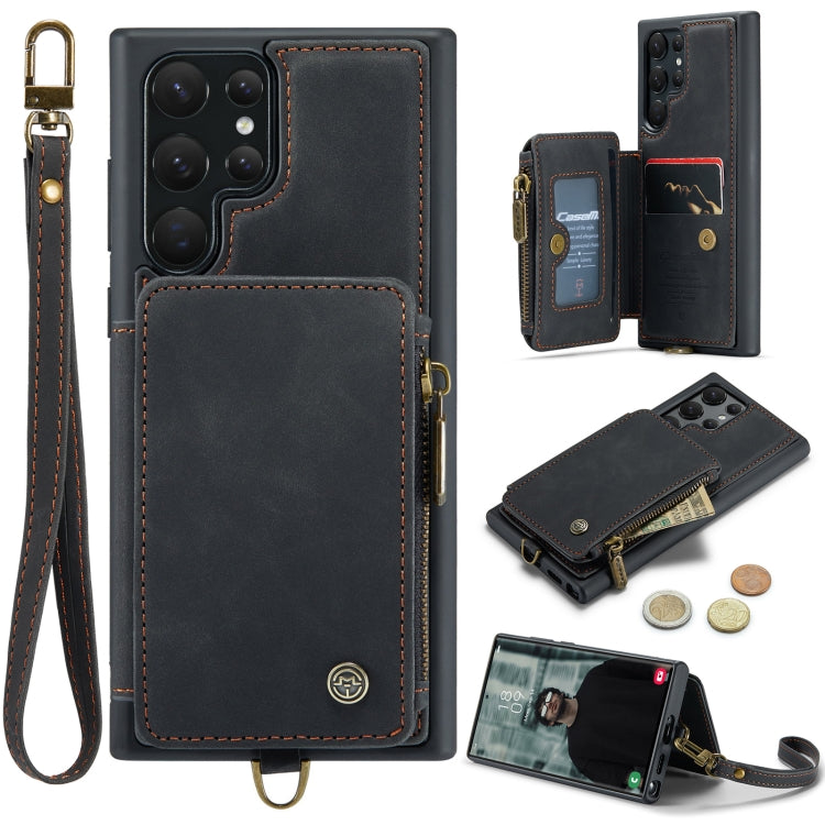 CaseMe C20 Multifunctional RFID Leather Phone Case, For Samsung Galaxy A14 5G, For Samsung Galaxy A33, For Samsung Galaxy A34 5G, For Samsung Galaxy A53, For Samsung Galaxy A54 5G, For Samsung Galaxy A73, For Samsung Galaxy S23 5G