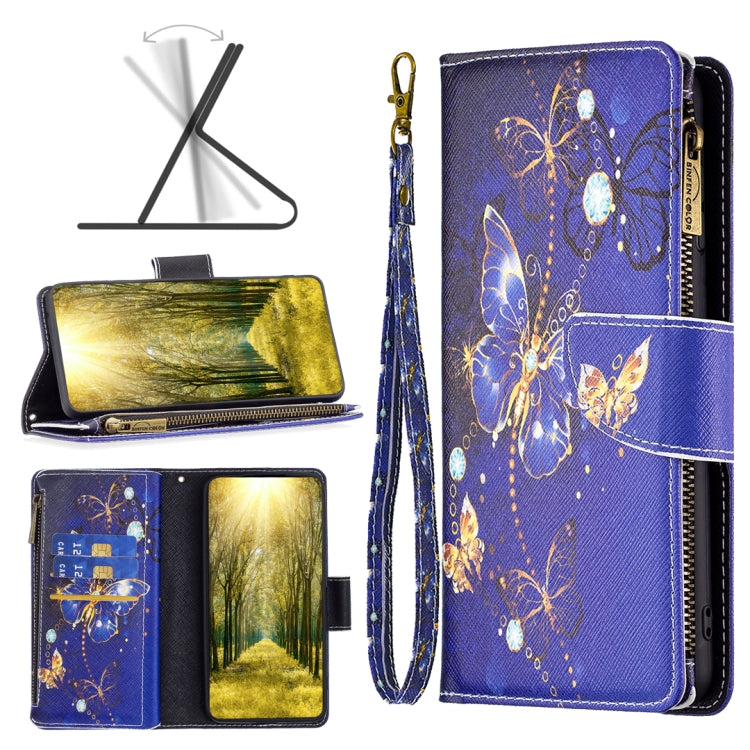 Colored Drawing Pattern Zipper Phone Leather Case, For Xiaomi 13 Lite / Civi 2