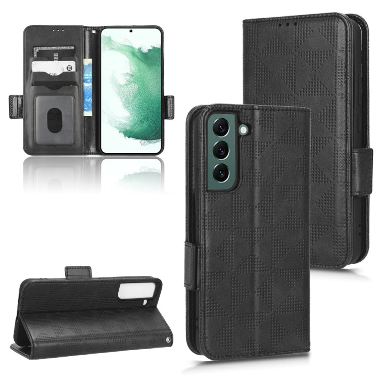 Symmetrical Triangle Leather Phone Case, For Samsung Galaxy S21 5G, For Samsung Galaxy S22 Ultra 5G, For Samsung Galaxy S22 5G, For Samsung Galaxy S22+ 5G, For Samsung Galaxy S23+ 5G, For Samsung Galaxy S23 Ultra 5G, For Samsung Galaxy S23 5G