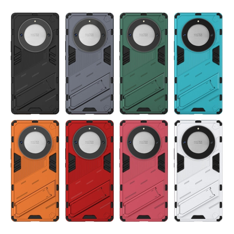 Punk Armor PC + TPU Phone Case with Holder, For Honor X9a/X40 5G/Magic5 Lite