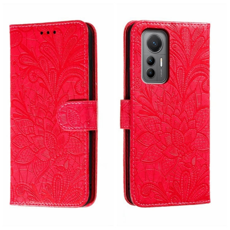 Lace Flower Embossing Flip Leather Phone Case, For Xiaomi Redmi 10C, For Xiaomi Redmi 12C, For Xiaomi Redmi A1, For Xiaomi Redmi K50 Ultra, For Xiaomi Redmi K60, For Xiaomi Redmi Note 12 5G Global, For Xiaomi Redmi Note 12 Pro, For Xiaomi 12 Lite