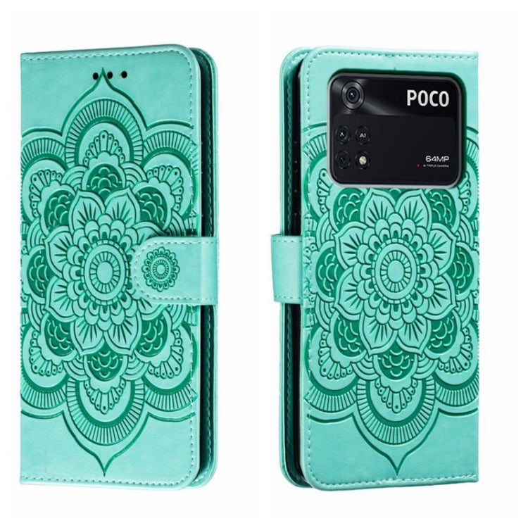 Sun Mandala Embossing Pattern Phone Leather Case, For Xiaomi Redmi Note 12 Pro 5G Global, For Xiaomi 12 Lite, For Xiaomi 13, For Xiaomi Poco C40, For Xiaomi Poco M4 Pro
