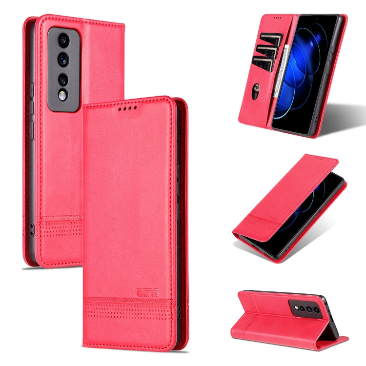 AZNS Magnetic Calf Texture Flip Leather Phone Case, For Honor 90 Pro, For Honor 90, For Honor 80 GT