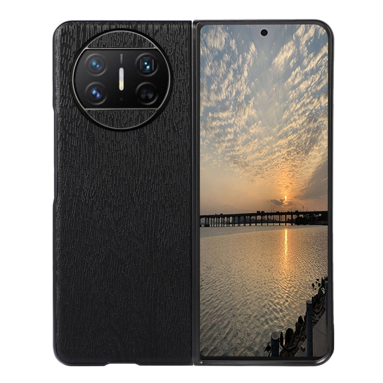 Wood Texture PU Phone Case, For Huawei Mate X3