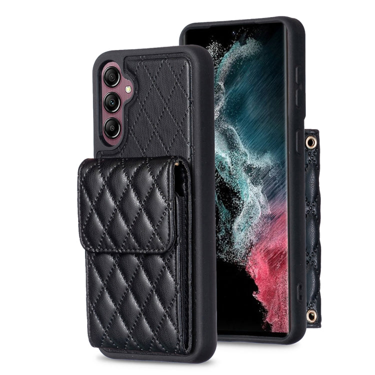 Vertical Wallet Rhombic Leather Phone Case, For Samsung Galaxy S23 5G, For Samsung Galaxy S22+ 5G, For Samsung Galaxy S21 5G, For Samsung Galaxy S21+ 5G, For Samsung Galaxy S21 Ultra 5G, For Samsung Galaxy A14 4G / 5G