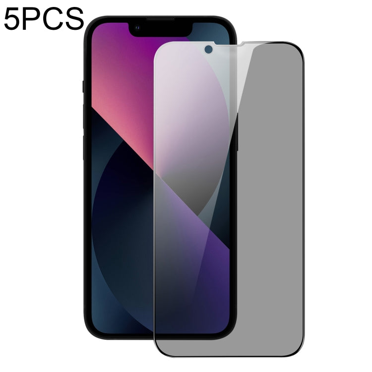 5pcs DUX DUCIS 0.33mm 9H High Aluminum Anti-spy HD Tempered Glass Film, For iPhone 13 mini, For iPhone 12 / 12 Pro, For iPhone 12 mini, For iPhone 12 Pro Max, For iPhone SE 2022 / 2020 / 7 / 8, For iPhone 7 Plus / 8 Plus, For iPhone 6 Plus / 6s Plus