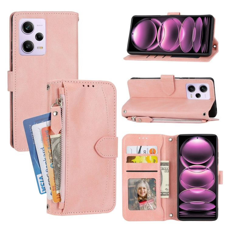 Oil Skin Zipper Wallet Leather Phone Case, For Redmi Note 12 5G Global, For Redmi Note 12 Pro 5G Global, For Redmi Note 12 Pro+ Global, For Redmi Note 12 4G Global, For Xiaomi Redmi 12C, For Samsung Galaxy S23 5G, For Samsung Galaxy S23+ 5G