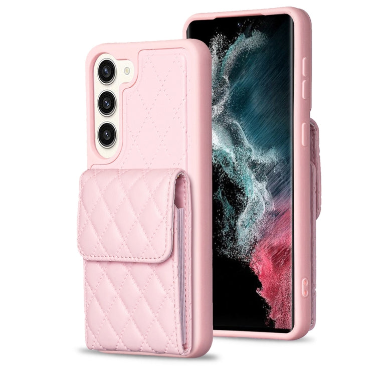 Vertical Wallet Rhombic Leather Phone Case, For Samsung Galaxy S23+ 5G, For Samsung Galaxy S23 Ultra 5G, For Samsung Galaxy S22 Ultra 5G, For Samsung Galaxy S21 FE 5G, For Samsung Galaxy A12, For Samsung Galaxy A13 4G, For Samsung Galaxy A34 5G