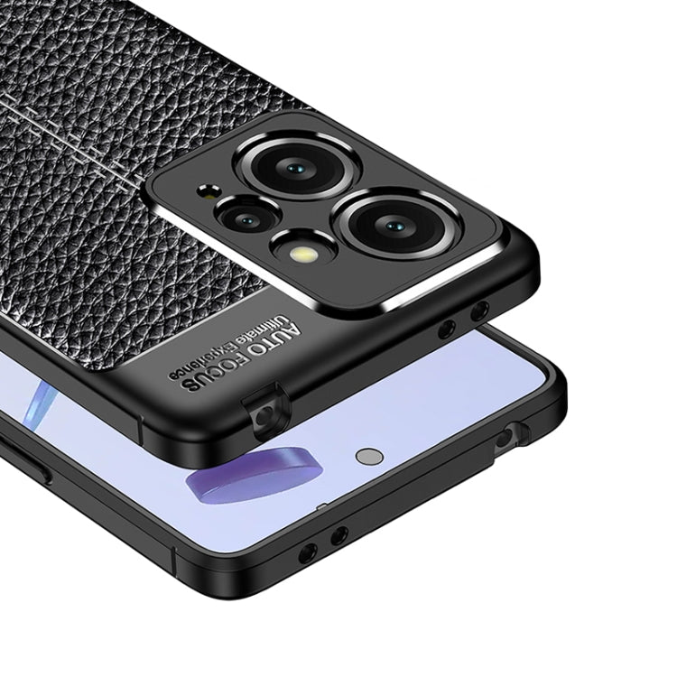 Litchi Texture Shockproof TPU Phone Case, For Xiaomi Redmi Note 12 4G Global, For Honor X50i 5G