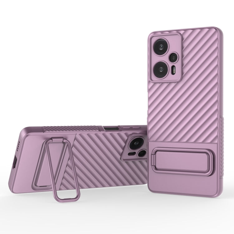 Wavy Texture TPU Phone Case with Lens Film, For Xiaomi Redmi Note 11, For Xiaomi Poco F5, For Xiaomi Redmi Note 11S, For Xiaomi Redmi Note 12 Turbo