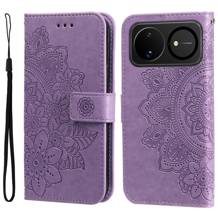 Seven-petal Flowers Embossing Leather Phone Case, For Huawei nova 16, For Huawei Enjoy 90 Pro Max 5G, For Huawei Enjoy 90 / Enjoy 90 Plus 5G, For Huawei Enjoy 80 Plus, For Huawei nova 15 Pro / nova 15 Ultra, For Huawei Mate 70 Air 5G