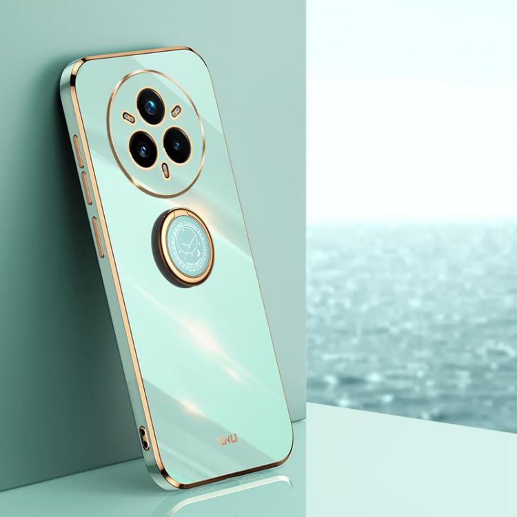 XINLI Straight Edge 6D Electroplate TPU Phone Case with Ring Holder, For Realme GT 8 Pro 5G, For Realme 15 5G Global, For Realme 14 5G Global, For Realme Neo7X, For Realme Neo7 SE, For Realme14 Pro+