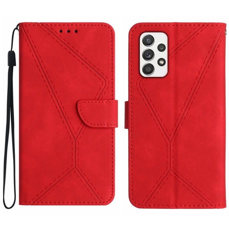 Stitching Embossed Leather Phone Case, For Samsung Galaxy A23 4G / 5G, For Samsung Galaxy A24 4G, For Samsung Galaxy A32 4G, For Samsung Galaxy A32 5G, For Samsung Galaxy A33 5G, For Samsung Galaxy A34 5G, For Samsung Galaxy A40