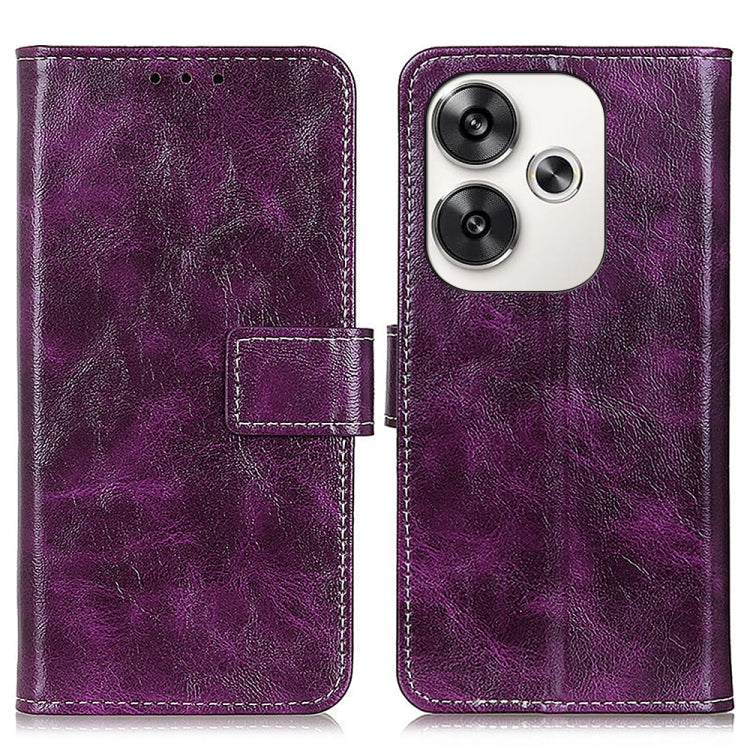Retro Crazy Horse Texture Leather Phone Case, For Xiaomi Poco F6 / Redmi Turbo 3, For Xiaomi Poco F6 Pro, For Xiaomi Redmi K70 5G / K70 Pro 5G, For Xiaomi Redmi Note 13 Pro 4G/Poco M6 Pro 4G, For Xiaomi Redmi A3, For Xiaomi Redmi 13C