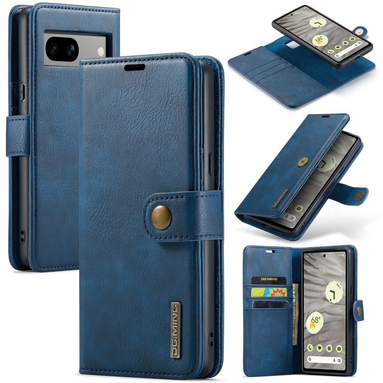 DG.MING Crazy Horse Texture Detachable Magnetic Leather Phone Case, For Google Pixel 8, For Google Pixel 7a