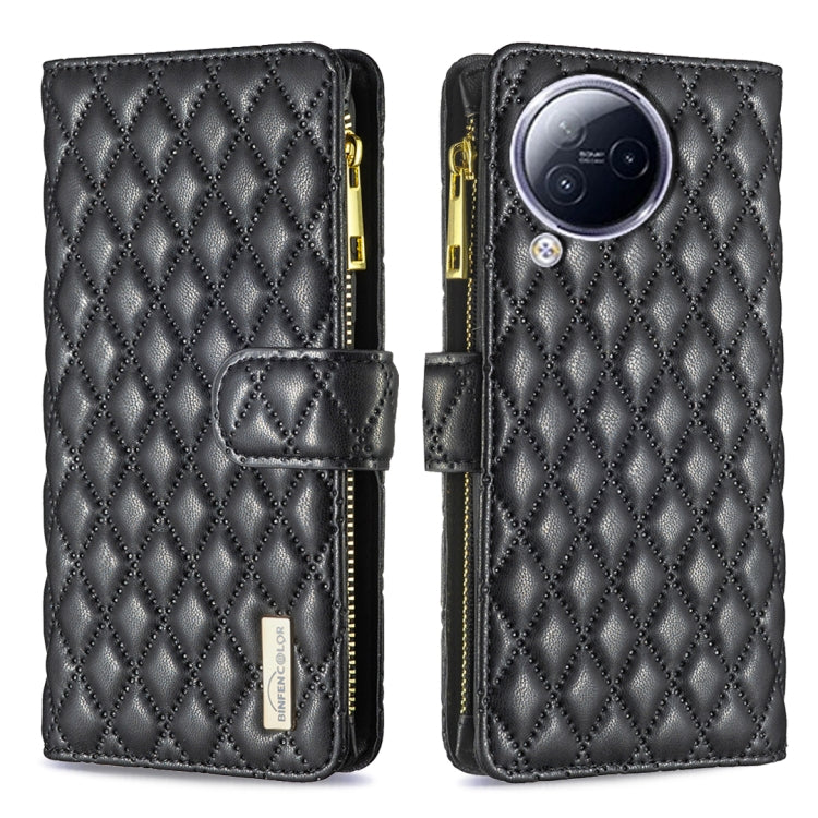 Diamond Lattice Zipper Wallet Leather Flip Phone Case, For Xiaomi Redmi 12 4G, For Xiaomi Poco F5 5G / Redmi Note 12 Turbo, For Xiaomi Redmi Note 12S 4G / Note 11, For Xiaomi Civi 3 5G