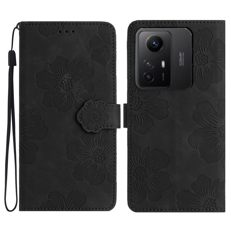 Flower Embossing Pattern Leather Phone Case, For Xiaomi Redmi Note 11 4G Global / Note 11S, For Xiaomi Redmi Note 12 5G, For Xiaomi Redmi Note 12 Pro 5G, For Xiaomi Redmi Note 12S