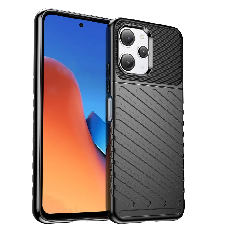Thunderbolt Shockproof TPU Protective Soft Phone Case, For Xiaomi Poco M6 Pro, For Xiaomi Redmi 12 5G, For Xiaomi Redmi 12, For Xiaomi Redmi Note 12R Pro, For Xiaomi Poco X5, For Xiaomi Redmi Note 12S, For Xiaomi Redmi Note 11S 4G