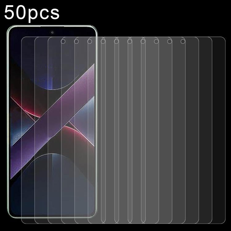 50pcs 0.26mm 9H 2.5D Tempered Glass Film, For Redmi A7 4G 171.8mm, For Redmi 17C 4G, For Xiaomi Poco C81x 4G, For Xiaomi Poco M8s 5G, For Xiaomi Poco C81 Pro 4G, For Redmi A7 Pro 171mm / Poco C85x 5G, For Redmi R70 5G / R70m 5G, For Xiaomi Poco C85x 5G...