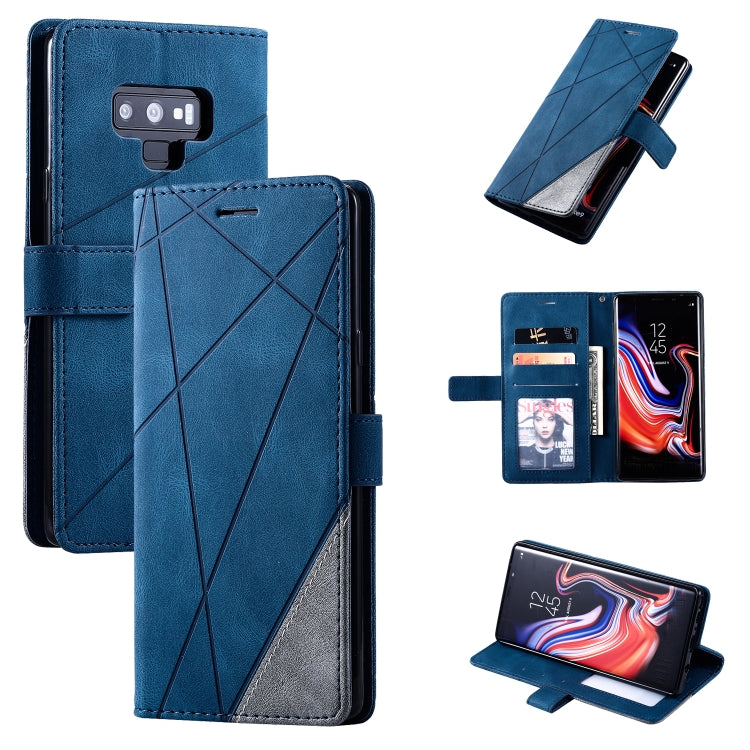 Skin Feel Splicing Horizontal Flip Leather Case with Holder & Card Slots & Wallet & Photo Frame, For Samsung Galaxy Note9, For Samsung Galaxy Note 10, For Samsung Galaxy Note 10 Pro, For Samsung Galaxy S8 Plus, For Samsung Galaxy S9 Plus