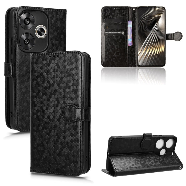 Honeycomb Dot Texture Leather Phone Case, For Xiaomi Poco F6 /Redmi Turbo 3, For Xiaomi Civi 4 Pro, For Xiaomi Poco M6 Pro 4G, For Xiaomi Redmi A3, For Xiaomi Redmi Note 13 Pro 4G Global, For Xiaomi Redmi Note 13 4G, For Xiaomi Redmi 13C 5G / 4G