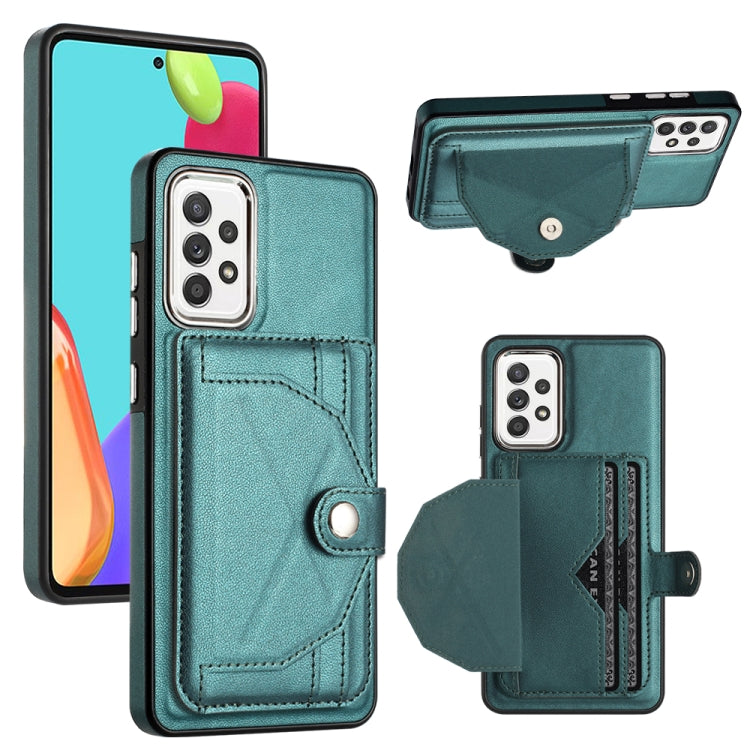Shockproof Leather Phone Case with Card Holder, For Samsung Galaxy A53 5G, For Samsung Galaxy A73 5G, For Samsung Galaxy A33 5G, For Samsung Galaxy A13 4G, For Samsung Galaxy S22 Ultra 5G, For Samsung Galaxy S22+ 5G, For Samsung Galaxy S22 5G