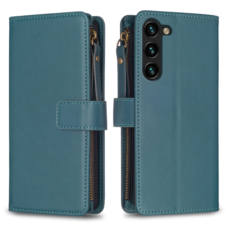 9 Card Slots Zipper Wallet Leather Flip Phone Case, For Samsung Galaxy S24+ 5G, For Samsung Galaxy S23 FE 5G, For Samsung Galaxy S24 5G, For Samsung Galaxy A34 5G, For Samsung Galaxy A54 5G, For Samsung Galaxy S23 Ultra 5G, For Samsung Galaxy S23 5G