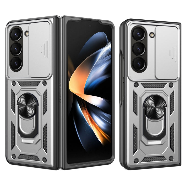 Sliding Camera Cover Design TPU+PC Phone Case, For Galaxy Z Fold8 Ultra 5G, For Samsung Galaxy Z Fold7, For Samsung Galaxy Z Fold6, For Samsung Galaxy Z Fold5