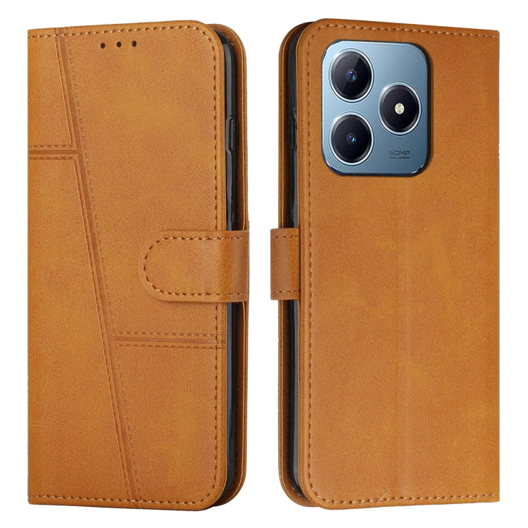 Stitching Calf Texture Buckle Leather Phone Case, For Realme Narzo 80 Lite 4G, For Realme 15 / 15 Pro, For Realme C71 4G, For Realme 14 / P3 5G / 14T 5G, For Realme 14 Pro+, For Realme 14 Pro, For Realme C75 / V60 Pro, For Realme C63