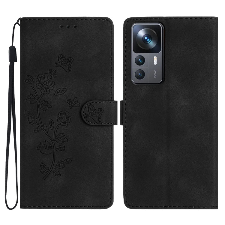 Flower Butterfly Embossing Pattern Leather Phone Case, For Xiaomi Redmi 13C 4G, For Xiaomi Redmi Note 12S, For Xiaomi Redmi Note 12 Pro 5G, For Xiaomi 13T, For Xiaomi Redmi Note 12 5G, For Xiaomi 13 Pro, For Xiaomi 13, For Xiaomi 12T / 12T Pro
