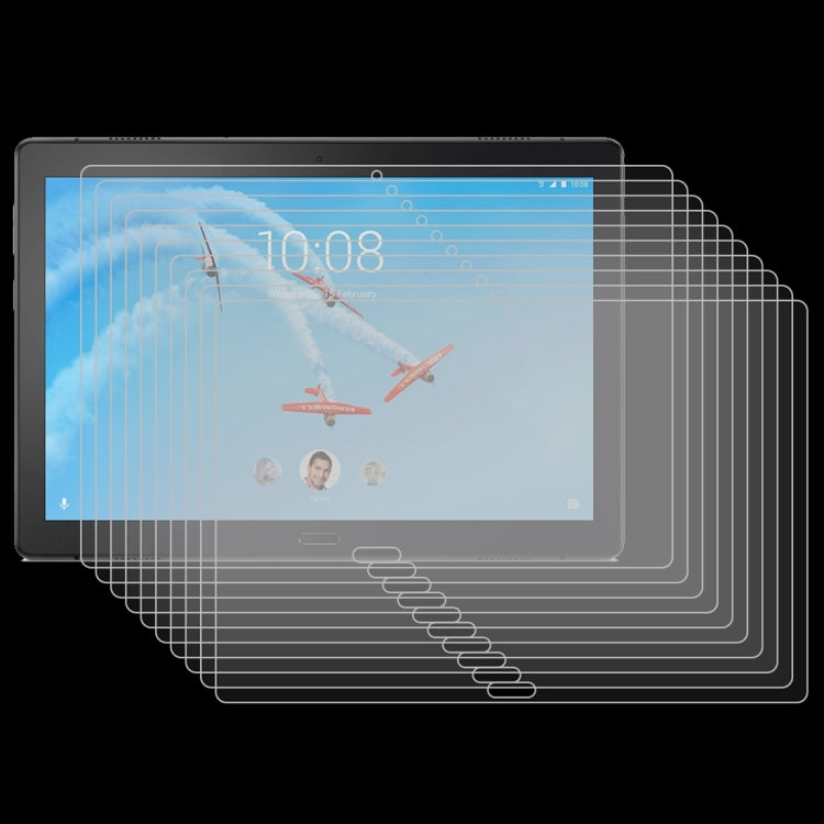 25 PCS For Lenovo Tab P10 X705M 9H 0.3mm Explosion-proof Tempered Glass Film, For Lenovo Tab P10 X705M
