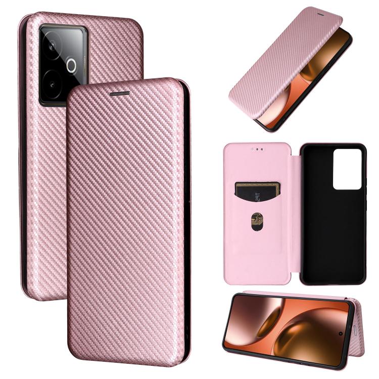 Carbon Fiber Texture Flip Leather Phone Case, For Realme Neo7x 5G, For Realme P3 Pro 5G, For Realme 14 Pro 5G Global, For Realme C75 4G, For Realme CT7 Pro, For Realme 13 Pro / 13 Pro+, For Realme GT 6 / GT 6T, For Realme GT Neo6 / GT Neo6 SE
