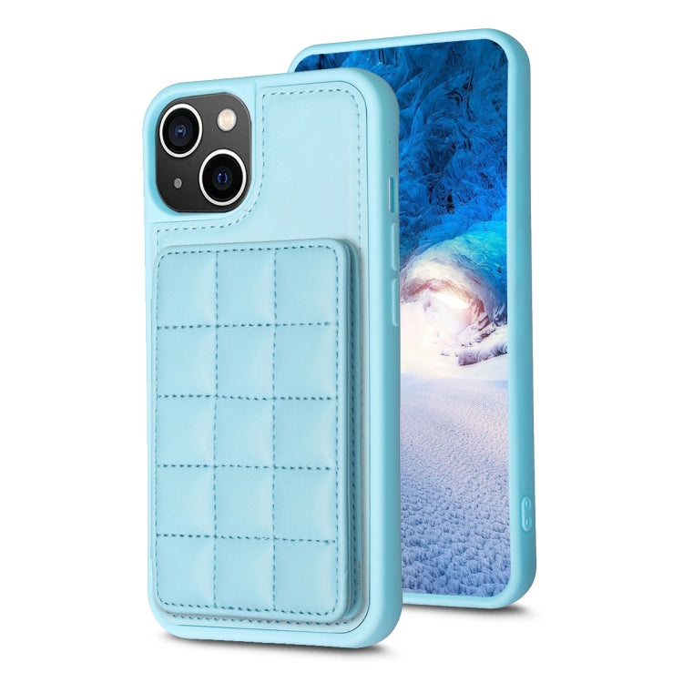 Grid Card Slot Holder Phone Case, For iPhone 14 Plus, For iPhone 15 Pro Max, For iPhone 15 Pro, For iPhone 14 / 13, For iPhone 14 Pro, For iPhone 15 Plus