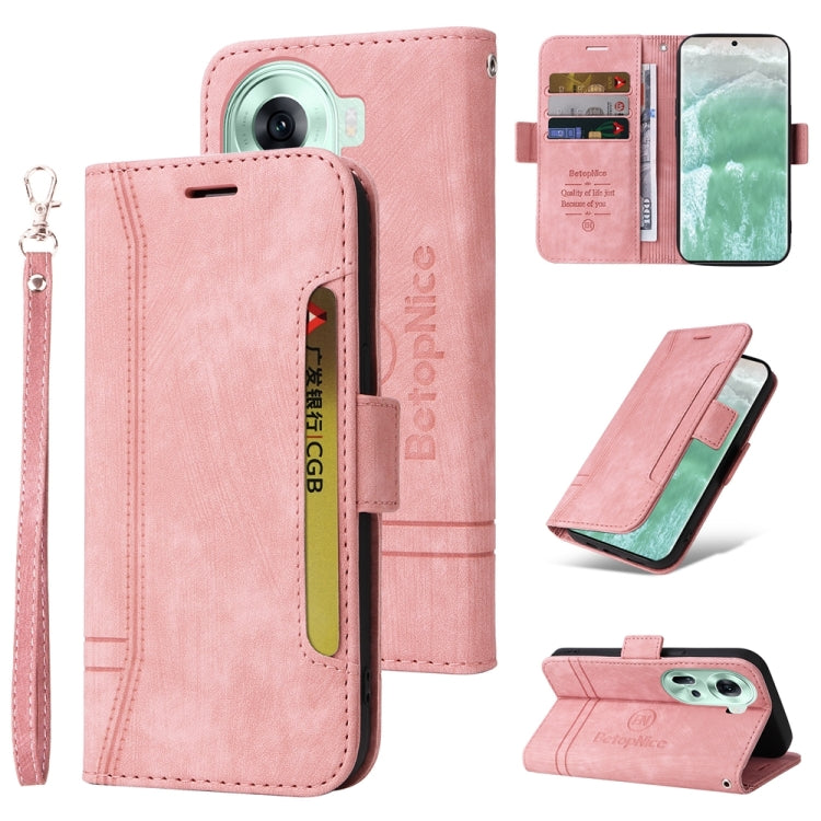 BETOPNICE Dual-side Buckle Leather Phone Case, For OPPO Reno11 5G Global, For OPPO A58 4G, For OPPO Reno10 5G Global/Reno10 Pro 5G Global, For OPPO A78 4G, For OPPO Reno11 Pro 5G Global, For OPPO Reno10 Pro+ 5G Global, For OPPO A1 5G / A98 / F23 5G