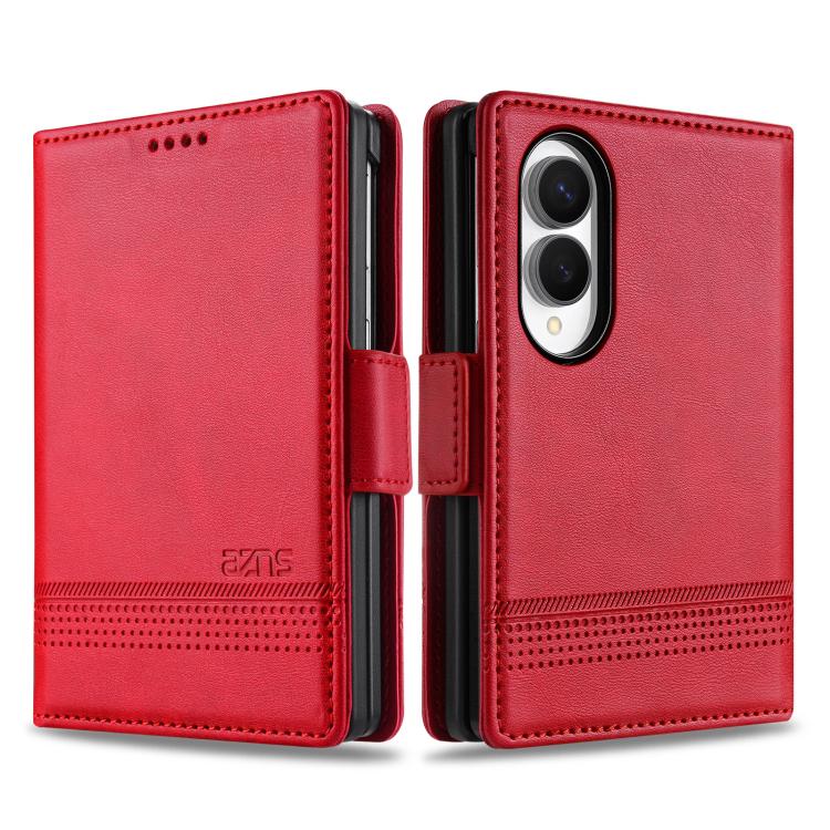 AZNS Magnetic Calf Texture Flip Leather Phone Case, For Galaxy Z Fold8 5G, For Galaxy Z Fold8 Ultra 5G, For Galaxy Z Flip8 5G, For Samsung Galaxy Z Flip7 FE / Flip6, For Samsung Galaxy Z Fold7 5G, For Samsung Galaxy Z Flip7 5G