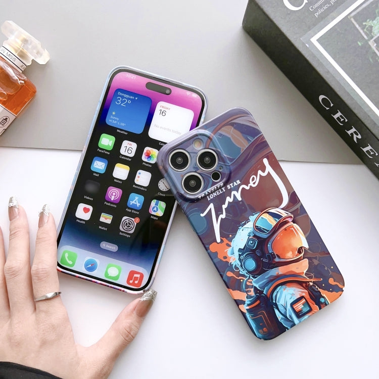 Painted Pattern Precise Hole PC Phone Case, For iPhone 13 Pro