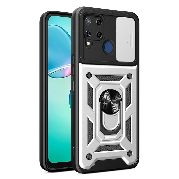Sliding Camera Cover Design TPU+PC Phone Case, For Realme C53 4G / Narzo N53 4G, For Realme 11 Pro 5G / 11 Pro+, For Realme C65 4G, For Realme GT3 5G, For Realme C21Y / C25Y, For Realme C25 / C15