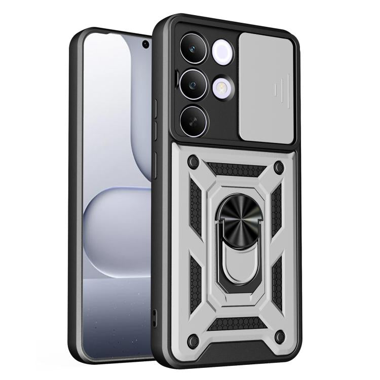 Sliding Camera Cover Design TPU+PC Phone Case, For Realme 16 Pro+ 5G Global, For Realme 16 Pro / 16 Pro+ 5G, For Realme P4x 5G India, For Realme C71 India / Note 70T 4G, For Realme 15x 5G India / C85 5G, For Realme C85 Pro 5G India