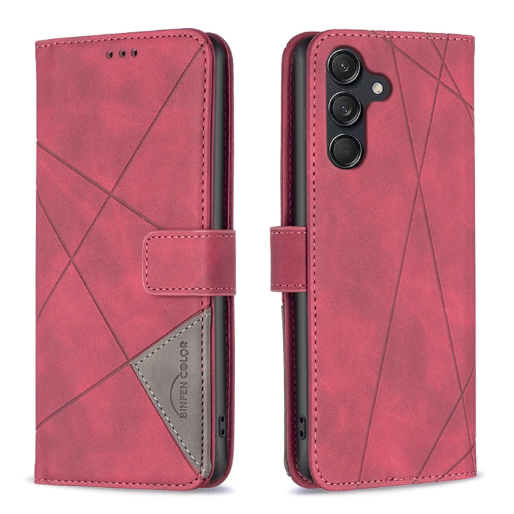 Magnetic Buckle Rhombus Texture Leather Phone Case, For Samsung Galaxy M55, For Samsung Galaxy Xcover 7, For Samsung Galaxy A55, For Samsung Galaxy A35, For Samsung Galaxy S24 Ultra 5G, For Samsung Galaxy S24+ 5G, For Samsung Galaxy S24 5G