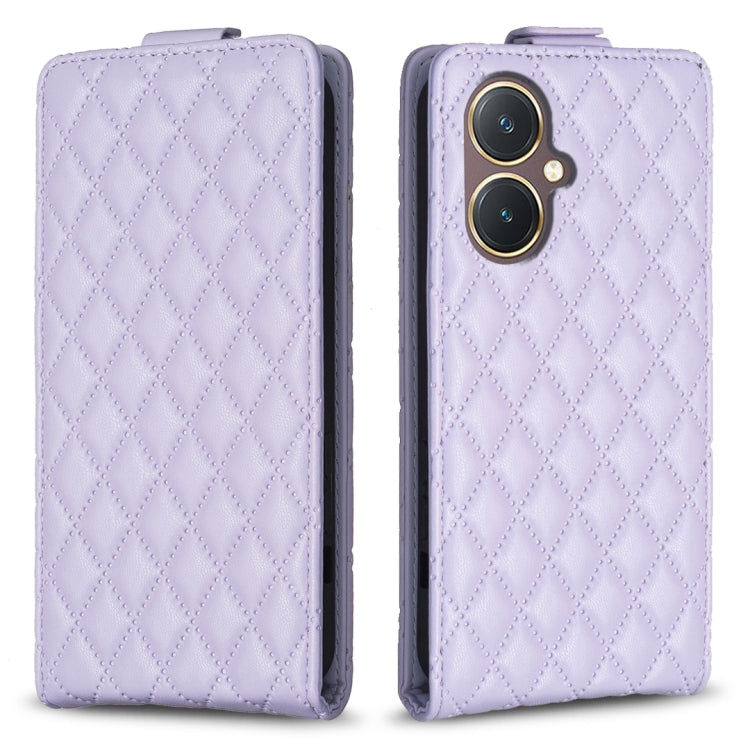 Diamond Lattice Vertical Flip Leather Phone Case, For vivo Y78 5G, For vivo Y35 4G / Y22s, For vivo Y21 / Y21s / Y33s, For vivo Y20 / Y20s / Y11s / Y12s, For vivo Y11 / Y15 / Y12 / Y17, For vivo Y27 4G