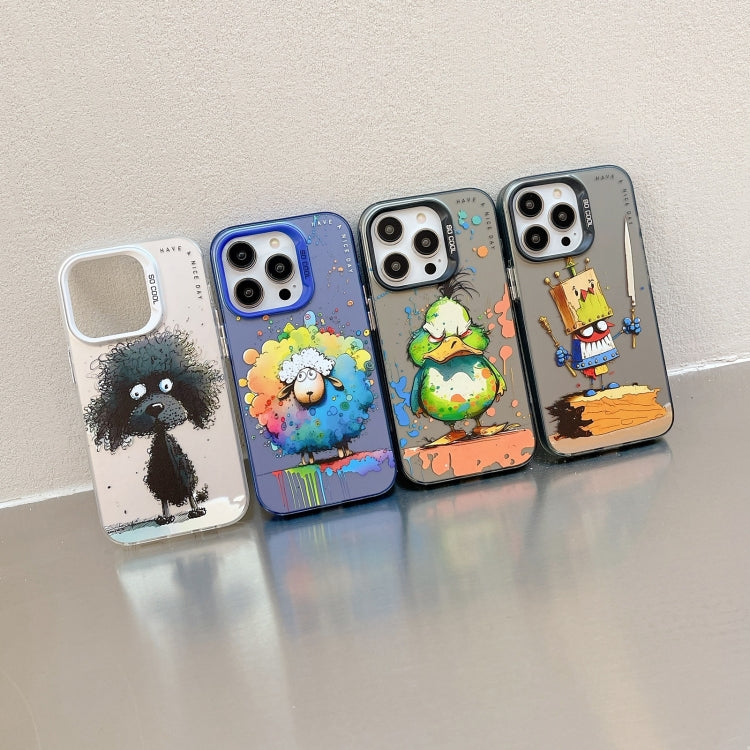 Animal Pattern Oil Painting Series PC + TPU Phone Case, For iPhone Air