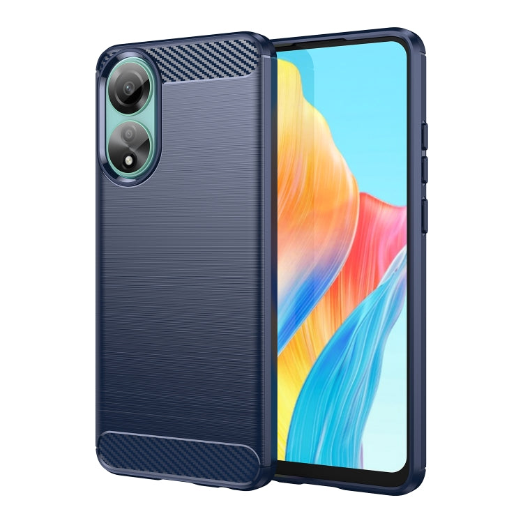 Brushed Texture Carbon Fiber TPU Phone Case, For OPPO Reno10 5G Global, For OPPO Reno10 Pro 5G Global / Reno10 Global, For OPPO A78 4G