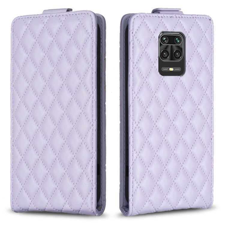 Diamond Lattice Vertical Flip Leather Phone Case, For Redmi Note 9 / 10X 4G, For Redmi Note 9 Pro / 9 Pro Max