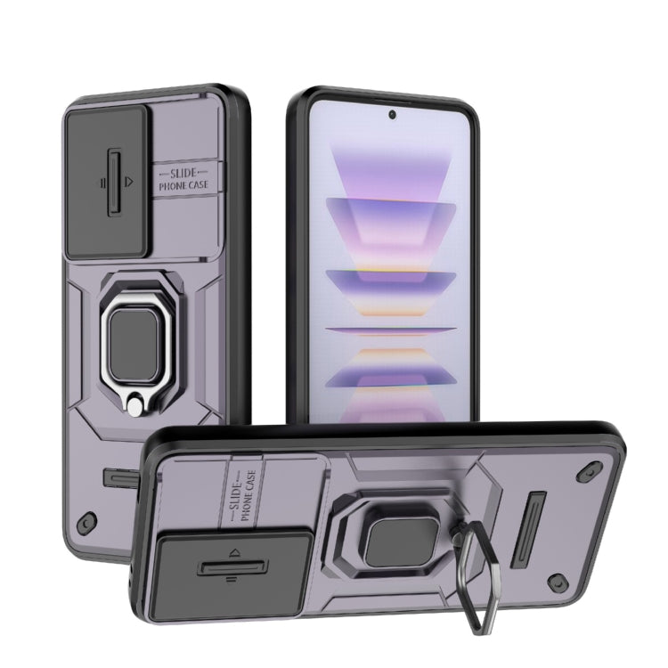 Sliding Camshield TPU + PC Shockproof Phone Case with Holder, For Xiaomi Redmi Note 12 5G Global, For Xiaomi Redmi K60 Ultra 5G, For Xiaomi Redmi K60 5G